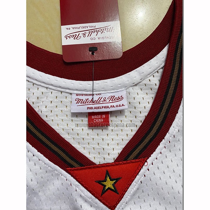 Camiseta Philadelphia 76ers Allen Iverson NO 3 Retro Blanco